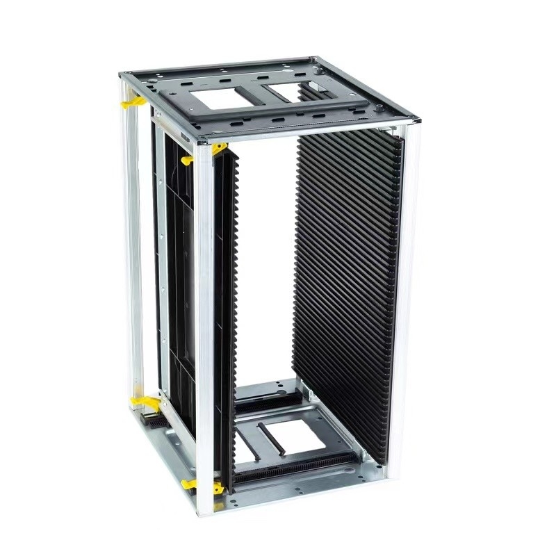 SMT L Ukuran ESD PCB Magazine Rack 563 * 320 * 355 Antistatik Untuk Pemuat PCB