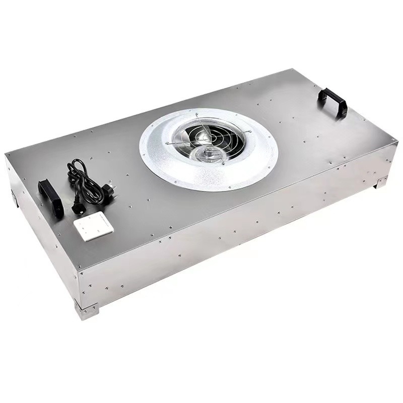 Unit Filter Kipas FFU Cleanroom HEPA 915 × 610 × 69 Untuk Unit Penanganan Udara